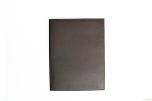 Soft Brown Leather Covered Executive Journal Padfolios