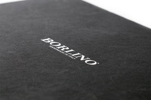 Italian Leather Post-Strap Brief Folio - Walnut