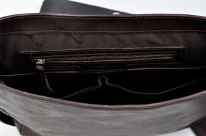 Messenger Bag, Leather Messenger Bag, courier bag, leather bags, vintage leather, mail bag, Walnut Brown