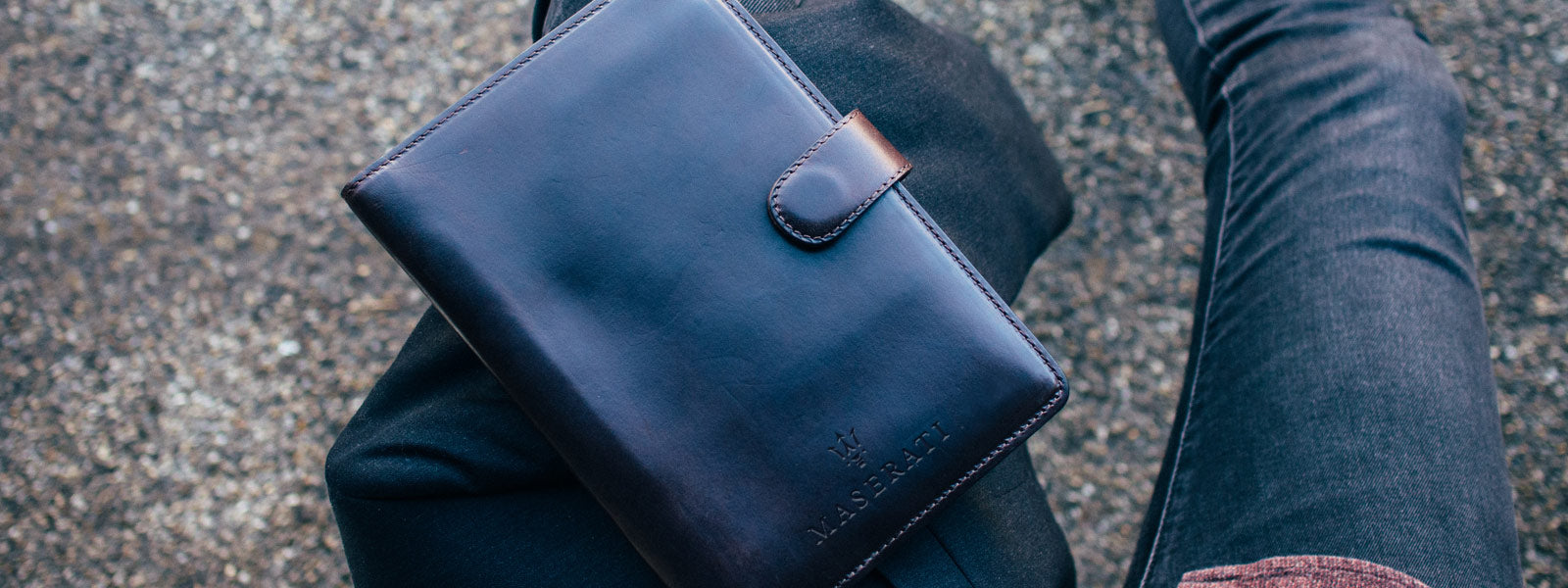 Handcrafted Tuscan leather journal with a buckle strap, an award-winning design exuding refined, timeless luxury.