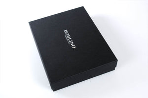 3-Screw Italian Leather Journal - Onyx Black