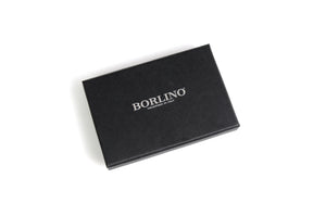 Ostrich Business Card / Credit Card Case - Onyx - Borlino