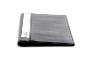 Leather Travel Wallet Large - Soft Calf - Onyx Black - Borlino