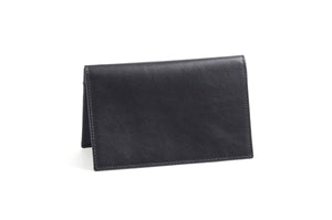 Leather Travel Wallet - Soft Calf - Onyx Black