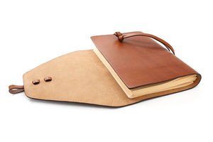 Slim Drawing Sketchbook with Hand Stitched Paper