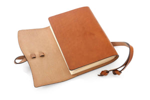 Slim Drawing Sketchbook with Hand Stitched Paper