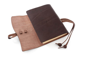 Slim Drawing Sketchbook with Hand Stitched Paper