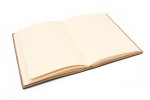 Slim Drawing Sketchbook with Hand Stitched Paper