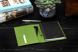 Cool Engraved Padfolio with Notepad and Tablet Phone Sleeve