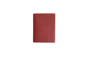 Soft Red Leather Covered Executive Journal Padfolios