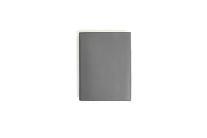 Soft Grey Leather Covered Executive Journal Padfolios