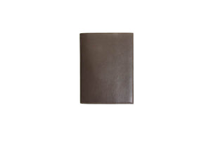 Soft Dark Brown Leather Covered Executive Journal Padfolios