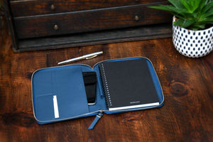 Cool Engraved Padfolio with Notepad and Tablet Phone Sleeve
