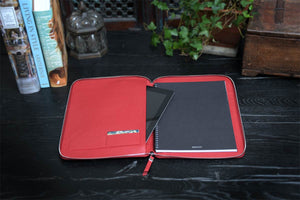 Modern Engraved Padfolio Journals with Sleek Notepad and Tablet Sleeve