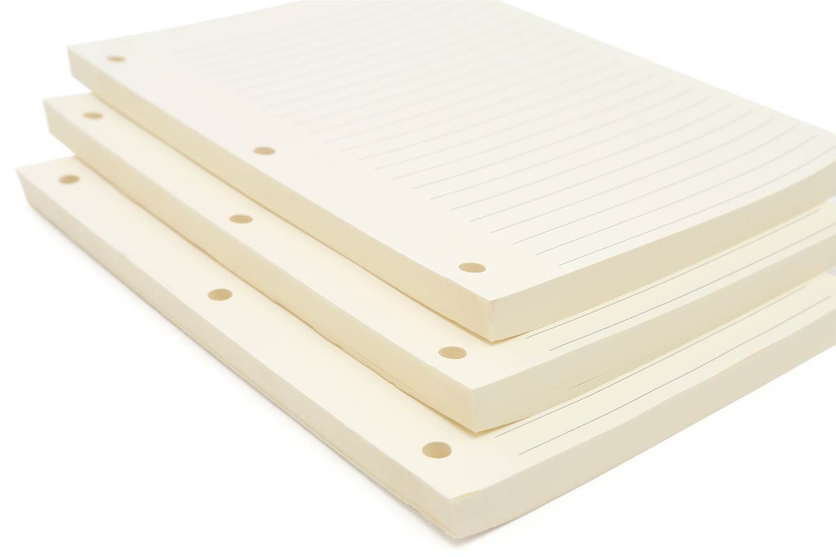 Replacement Paper - Large 3 - Screw Journal - Packs of 3 (8.5" x 11") - Borlino