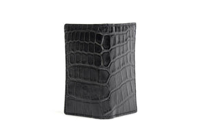 Genuine Exotic American Alligator Hide 3 Pocket Card Holders
