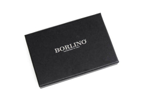 American Alligator Leather Business/Credit Card Case - Walnut Brown - Borlino