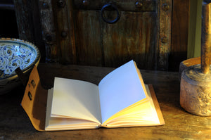 Soft Leather Covered Notebook