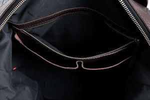 Leather Buffalo Duffle - Handmade by Borlino in Italy.