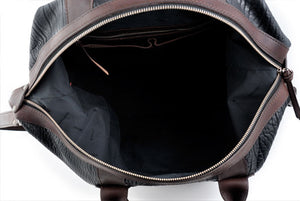 Leather Buffalo Duffle - Handmade by Borlino in Italy.
