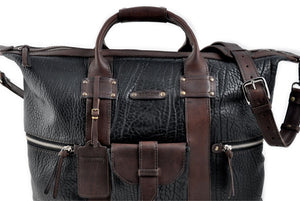 Leather Buffalo Duffle - Handmade by Borlino in Italy.