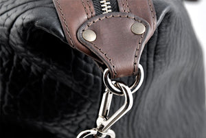 Leather Buffalo Duffle - Handmade by Borlino in Italy.