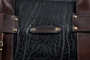 Leather Buffalo Duffle - Handmade by Borlino in Italy.