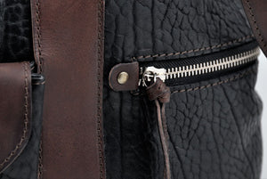 Leather Buffalo Duffle - Handmade by Borlino in Italy.