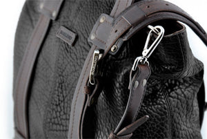 This Leather Buffalo Tote is constructed of the finest Italian vegetable-tanned Buffalo and Vachetta leathers. Each handmade tote is a one-of-a-kind. It is perfect for daily use, weekend trips or a carry-on travel bag that securely fits in the overhead or under your seat. 