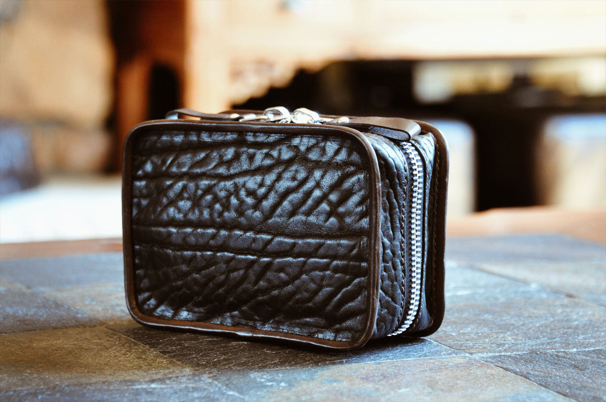 Handmade Full Grain Leather Travel Wallet, Clutch, iPad Bag, Wristlet Bag,  Toiletry, Dopp Kit 9060 | MoshiLeatherBag - Handmade Leather Bag  Manufacturer