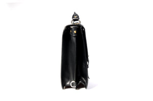 El maletín de cuero Cesena Classic Vachetta - Onyx Black