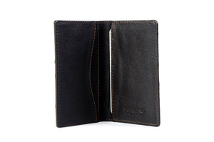 Ostrich Business Card / Credit Card Case - Walnut Brown - Borlino