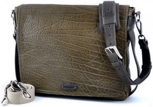 Messenger Bag - Buffalo Leather Messenger Bag - Moss - Borlino