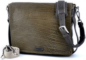 Messenger Bag, Buffalo Leather, leather Messenger Bag, leather, messenger, courier bag, Moss