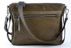 Messenger Bag - Buffalo Leather Messenger Bag - Moss - Borlino