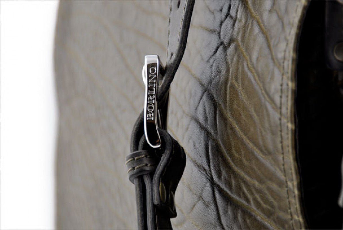 Messenger Bag - Buffalo Leather Messenger Bag - Moss - Borlino