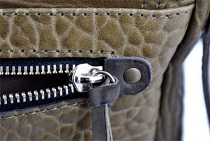 Messenger Bag - Buffalo Leather Messenger Bag - Moss - Borlino