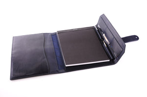 Leather Padfolio Handmade in Italy - Terra Tan Leather Journals and Padfolios by Borlino