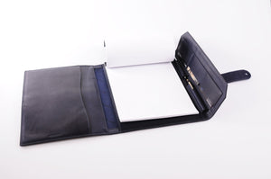 Genuine Exotic Hide Zippered Binder