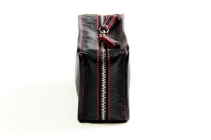 Black Leather Woman's Jewelry Case