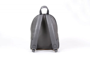 The Cortina Calf Leather Backpack - Pompeii Grey - Borlino