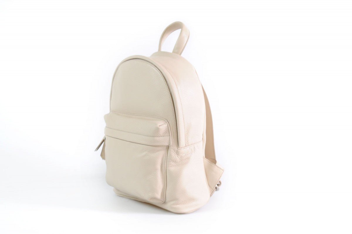 White leather backpack womens cheap