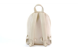 The Cortina Calf Leather Backpack -  Luna White