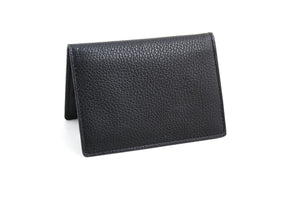 Leather Passport Wallet - Handmade in Italy by Borlino - Contains multiple pockets for credit cards and cash.