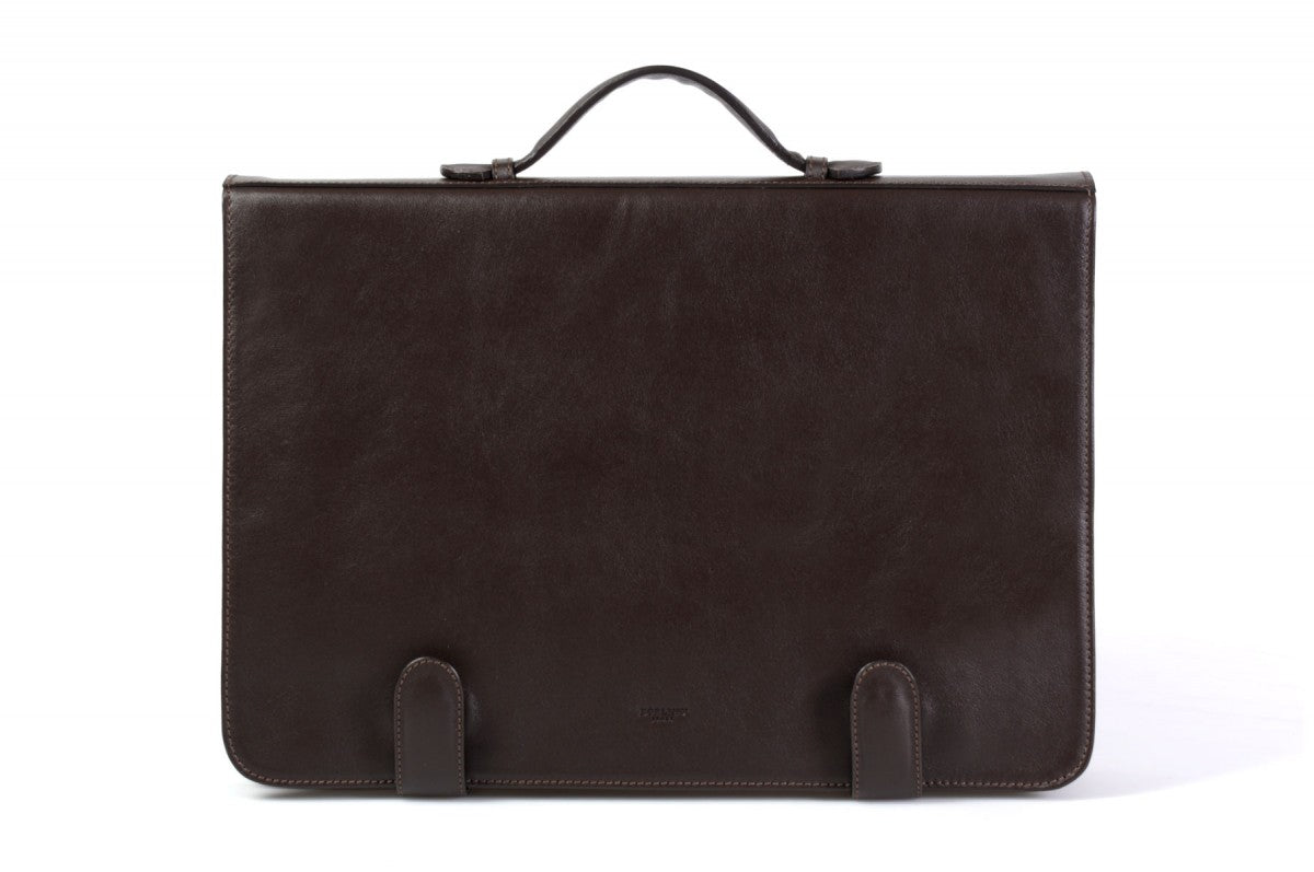Brown Leather Executive Briefcase, This soft brown leather briefcase is designed to make your life easier and more stylish. Our Briefcases are handmade in our factory in Italy and crafted of the finest Italian leathers and metals.