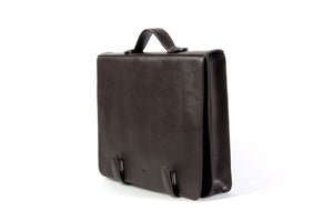 Brown Leather Executive Briefcase, This soft brown leather briefcase is designed to make your life easier and more stylish. Our Briefcases are handmade in our factory in Italy and crafted of the finest Italian leathers and metals.