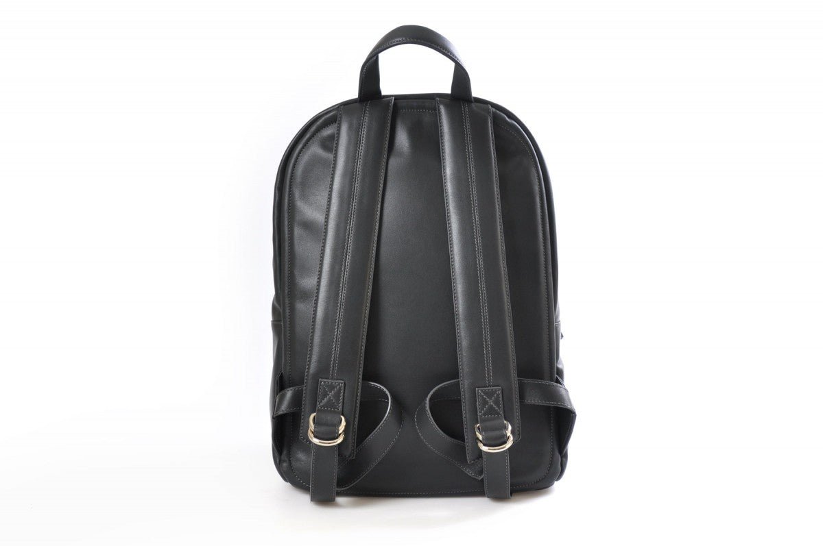 bellino leather mini backpack Leather Backpack - The Belluno - Shark Grey Calf Leather