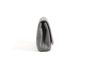 Clutch de cuero italiano hecho a mano - Rimini - Gris Pompeya
